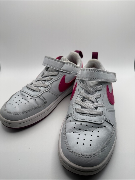 Nike Other - Nike Court Borough Low Recraft Kids Sneakers Gray Pink Athletic Shoes